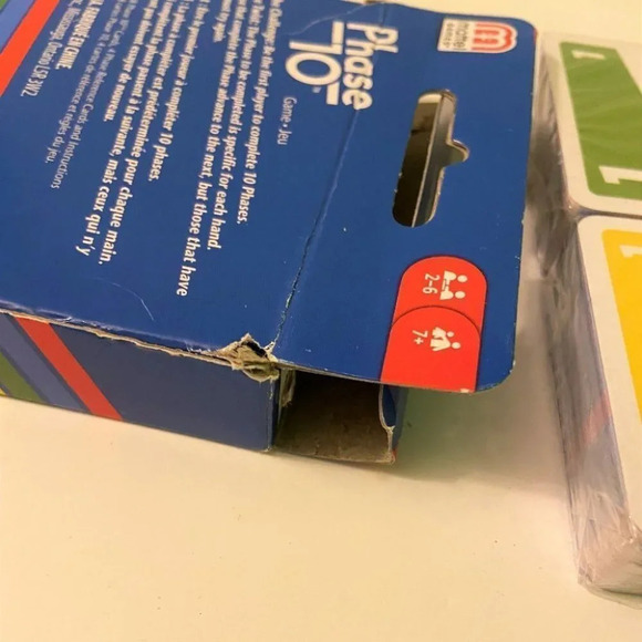 2019 Phase 10 Card Game Mattel New Open Box With Instructions - Picture 7 of 8